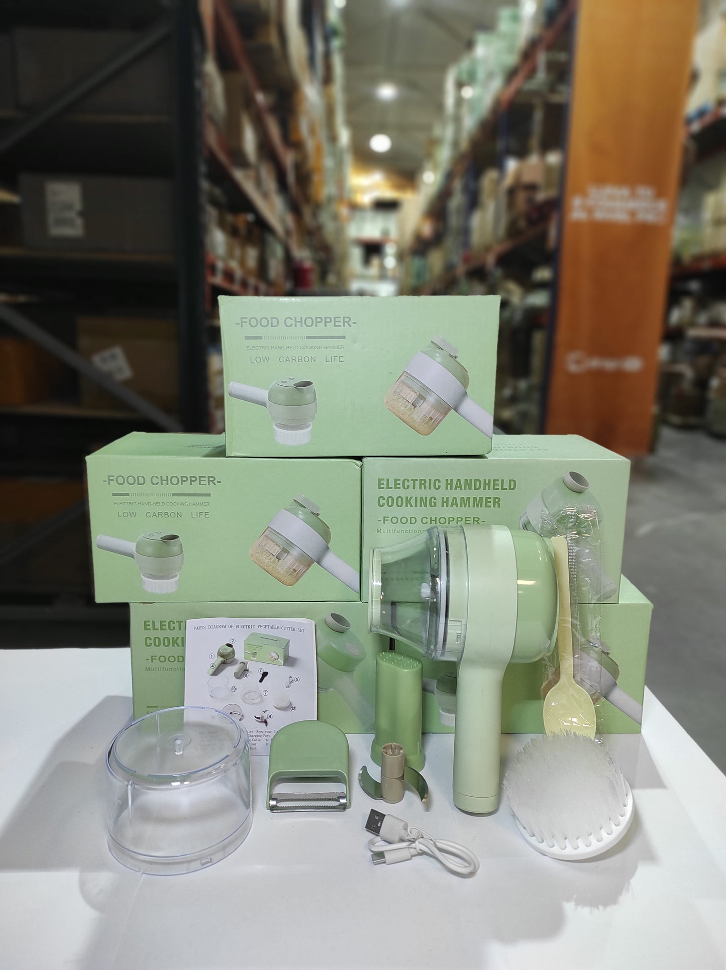 Cortador de Verduras Eléctrico 4 en 1