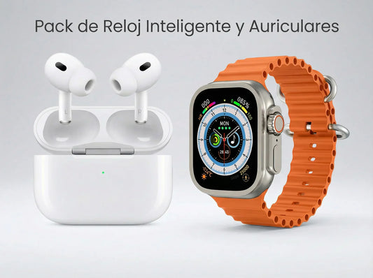 Pack Smartwatch Ultra Pro 2 + Auriculares Inalámbricos 2ª generación