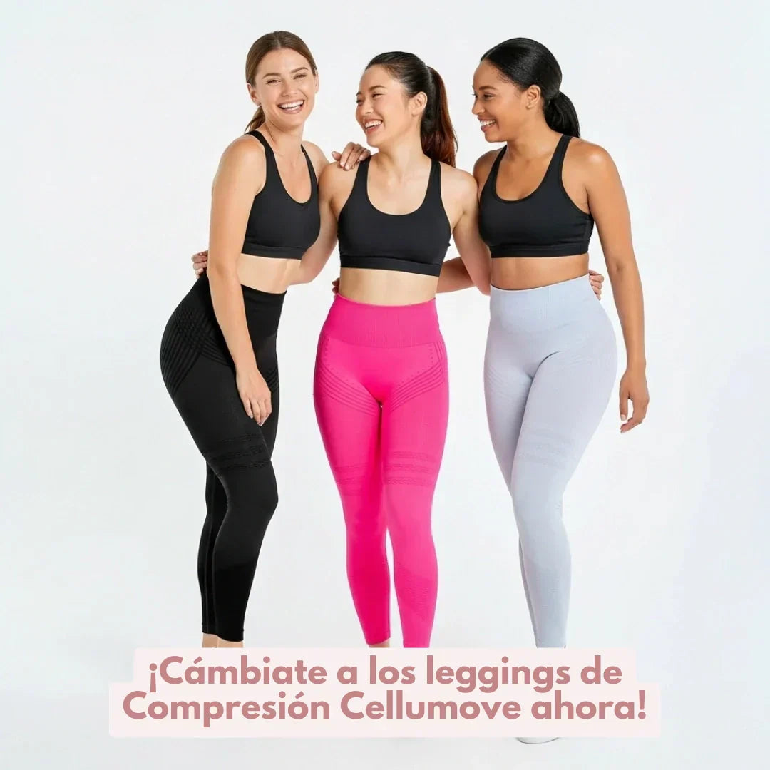 Pack 3D Cellumove™ – 3 Leggings Modeladoras para Cada Momento del Día