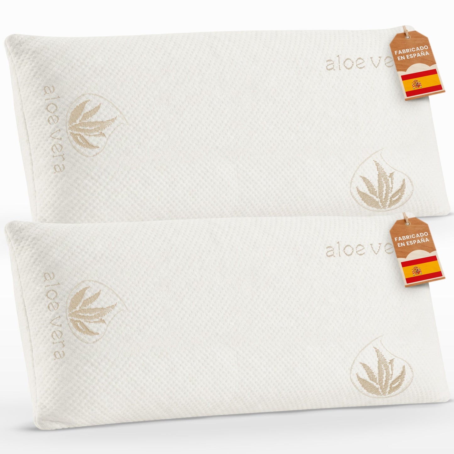 Almohada Cervical Ergonómica Aloe Vera